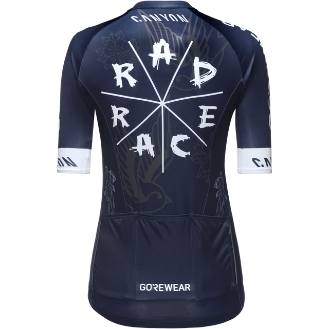 GOREWEAR x RAD RACE 2024 Jersey Womens Rad Orbit Blue /White 2